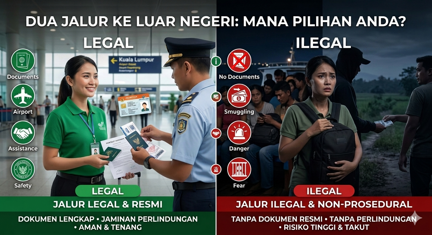 Pahami Risikonya! Ini Perbedaan Kerja ke Luar Negeri Jalur Legal dan Ilegal